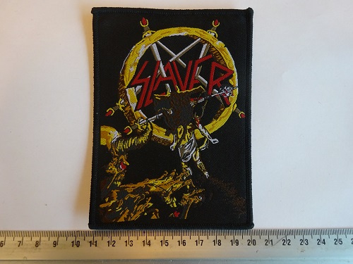 SLAYER - HELL AWAITS ( WOVEN ), Patches