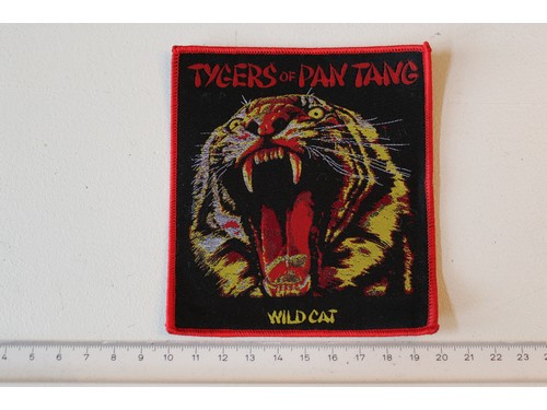 TYGERS OF PAN TANG - WILDCAT ( RED BORDER ) WOVEN