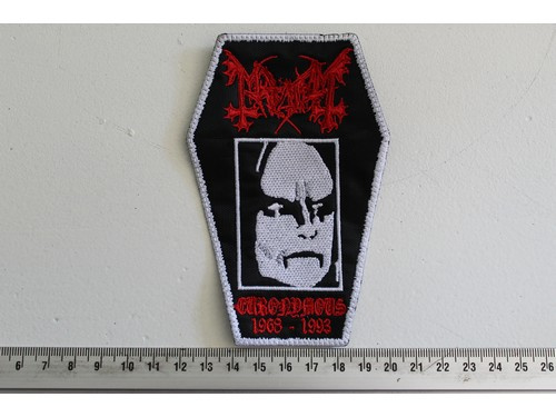 MAYHEM - Dead -- Embroidered Backpatch
