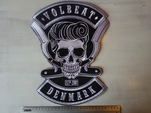 Volbeat Brieftasche Razorblade Skull Band Logo Nue offiziell Schwarz Bifold