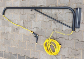 Swing arm paarden douche