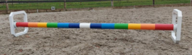 Set van 8 aluminium cavaletti uiteinden, lichte B-keus