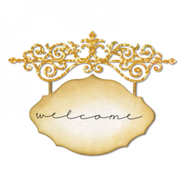 Sizzix 658951 Thinlits Die - Ornate Hanging Sign