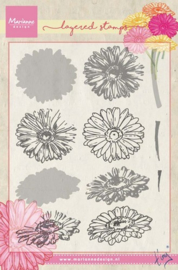 Marianne Design TC0853 - Stempel - Tiny's gerbera