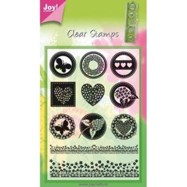 6410/0062 Joy!Crafts Stempel Neutraal (rond)