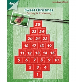 6002/2037 Cutting & Embossing - Advent Calender