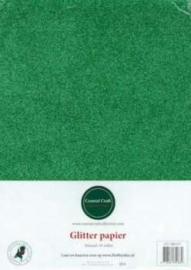 Glitterpapier dun groen CCC-280-011