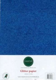 Glitterpapier dun blauw CCC-280-009