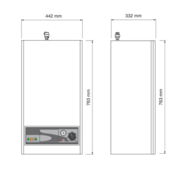 Elektrische CV-ketel 36 kW ACV E-Tech W 36 Tri