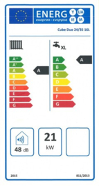 Cube Duo 24/35 condenserende combi ketel