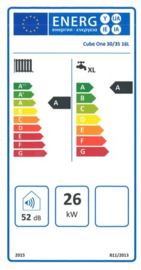 CV-ketel 26 kW Cube One 30/35 combi