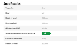 CV-ketel 15 kW Atag Solo Q15SR