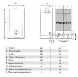 Doorstromer 29 kW Bulex Opalia F 17 E (propaan)