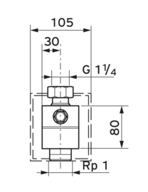 Vaillant evenwichtsfles WH-27