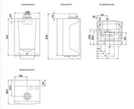 Remeha Tzerra Ace 35/40 kW Combi