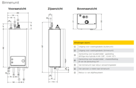 Hybride warmtepomp 6 kW Remeha Elga Ace