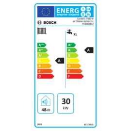 CV-ketel 29,5 kW Bosch GC7700iW 30/50 C 31 (Propaan)