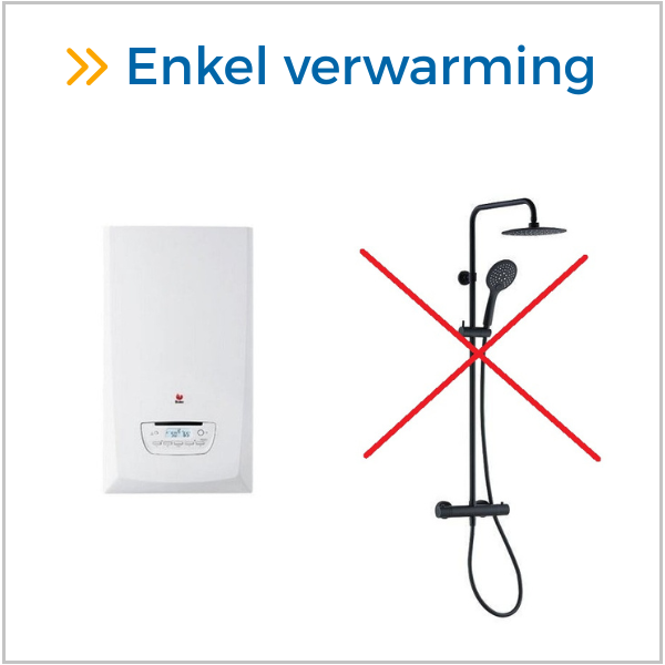 Cv-ketels enkel verwarming