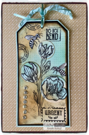 COOSA Crafts Clear Stamps #22 - Postal Flowers 3