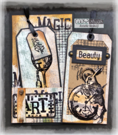 COOSA Crafts Clear Stamp #14 - Easy Art A6 