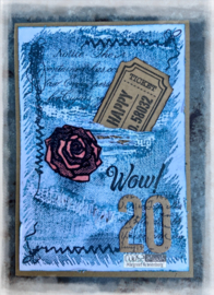 COOSA Crafts Clear Stamps #20 - Love my jeans - Ripped Jeans A6