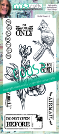 COOSA Crafts Clear Stamps #22 - Postal Flowers 3