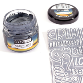 COOSA Crafts Gilding Wax - potje 20ml - Graphite - Grafiet - Graphit - 12 Qty