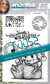 COOSA Crafts Clear Stamps #23 - Xmas Hugs 1 - A6