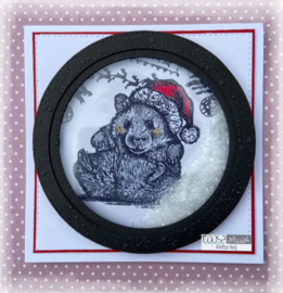 COOSA Crafts Clear Stamps #23 - Xmas Hugs 1 - A6