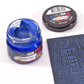 COOSA Crafts Gilding Wax - potje 20ml - blue-blauw-blau - 12 Qty
