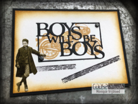 COOSA Crafts Cutting Die - Boys will be boys - 8/Pkg