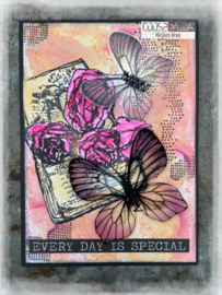 COOSA Crafts Clear Stamps #21 - Sending Flowers A6