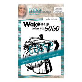 COOSA Crafts Clear Stamp #11 - Wake me Up A7