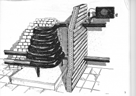 Spiraal Pyramidevorm voor 1 brander