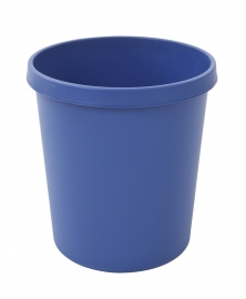 Ronde papierbak 18 ltr blauw