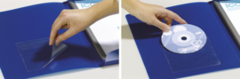 Durable, zelfklevende hoezen POCKETFIX, (B)150 x (H)60 mm 10 st.