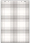 Flipover blok blanco/Ruit 68x 99 cm 80 grams houtvrij gerold 5 x 20 vel
