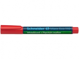 Whiteboardmarker Schneider Maxx Eco 110 navulbaar ronde punt 1-3 mm rood