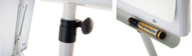 magnetoplan Mobile flip-over "de luxe", magnetische  (B) x 730 (H) 1.000 mm