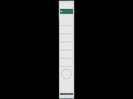 Rugetiket Leitz zelfklevend 1648 38X290MM 10 stuks wit
