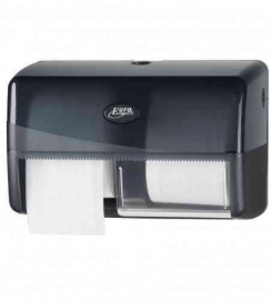 Duo toiletrol houder compact tbv 2 rol, max. Ø 15 cm (corless), non stop