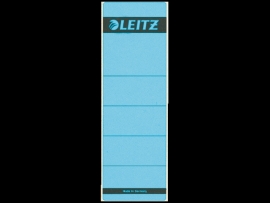 Rugetiket Leitz zelfklevend 1642 58X190MM 10 stuks blauw