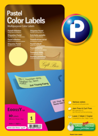 Gekleurde labels
