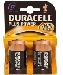 Duracell Plus Power D Blister 2