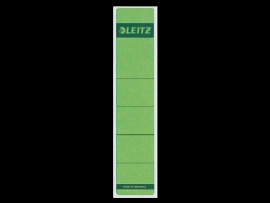 Rugetiket Leitz zelfklevend 1643 38X190MM 10 stuks groen