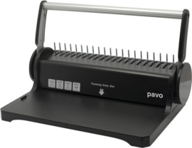 Pavo plastic binding machine smartmaster 2, grijs / zwart A4