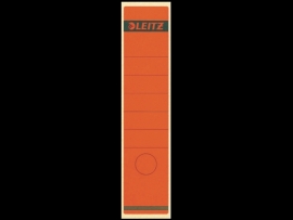 Rugetiket Leitz zelfklevend 1640 58X290MM 10 stuks rood