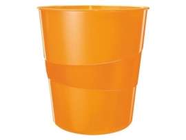 Papierbak Leitz WOW 15liter oranje