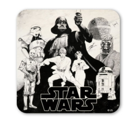 Coaster Star Wars - B/W