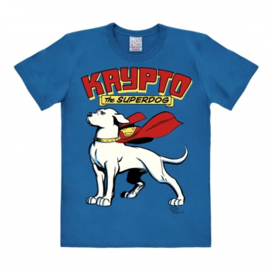 T-Shirt DC - Superdog - Krypto - Azure Blue